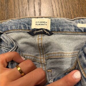 Citizens Of Humanity Blue Classic Denim Jeans